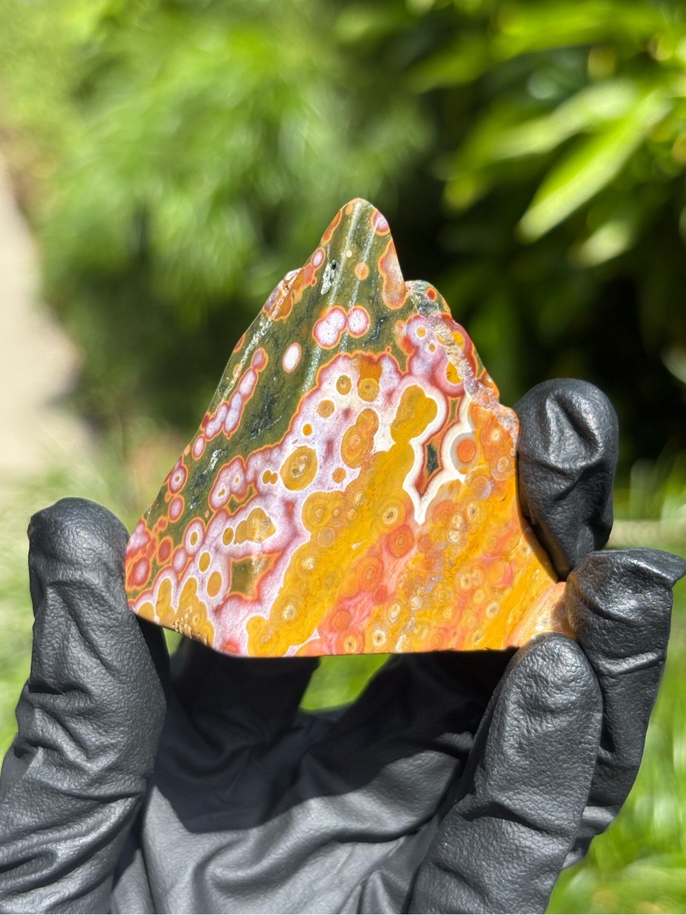 Ocean Jasper Crystal Freeform with Natural Imperfections - Polished